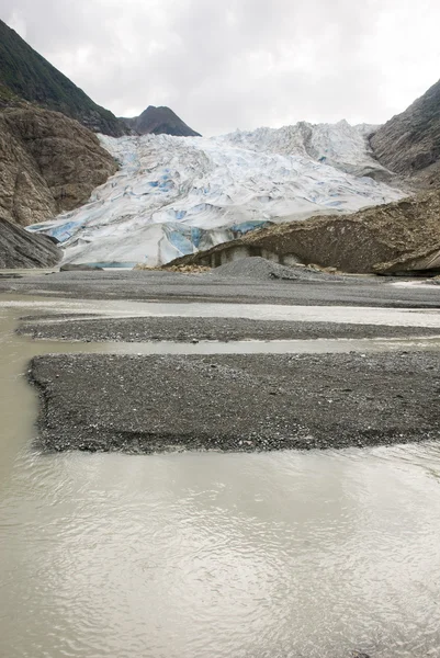 Verenigde Staten Alaska - de gletsjer punt woestijn Safari - Davidson gletsjer — Stockfoto