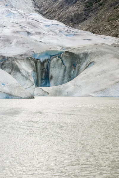 Verenigde Staten Alaska - de gletsjer punt woestijn Safari - Davidson gletsjer — Stockfoto