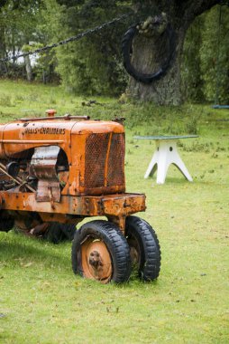 Eski traktör - Puerto Montt - Şili