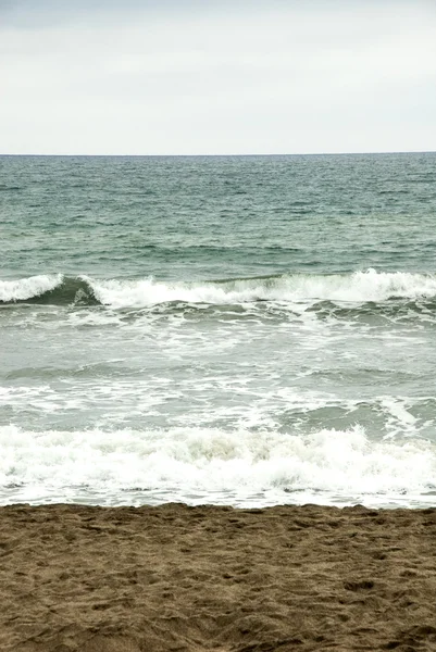 Blick auf einen Strand in Manta - ecuador — Stockfoto