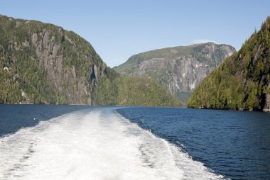 Cruising in Misty Fiords National Monument clipart