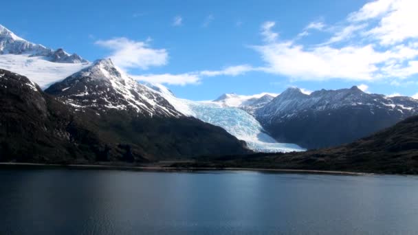 Ледниковая аллея - Патагония Аргентина — стоковое видео