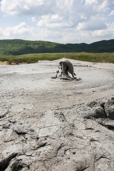 Muddy Vulcões Reserva na Roménia - Buzau - Berca — Fotografia de Stock