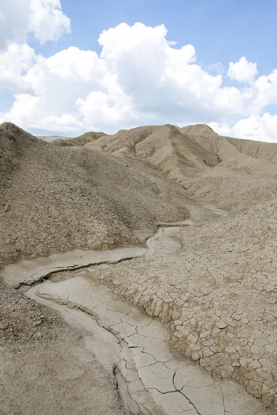 Reserva de Volcanes Muddy en Rumania - Buzau - Berca — Foto de Stock