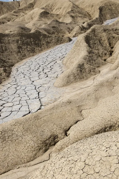 Reserva de Volcanes Muddy en Rumania - Buzau - Berca — Foto de Stock