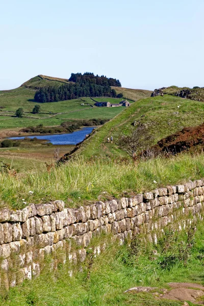 Hadrian Wall Northumberland National Park Northumberland England United Kingdom 17Th — Stock Photo, Image