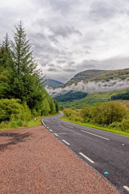 Ülke yolu, Argyll ve Bute, İskoçya, Birleşik Krallık