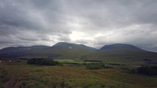 Skót Táj Szépség Loch Tulla Nézőpont Central Highlands Argyll Bute — Stock videók