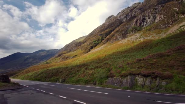 Skót Táj Szépség Loch Tulla Nézőpont Central Highlands Argyll Bute — Stock videók