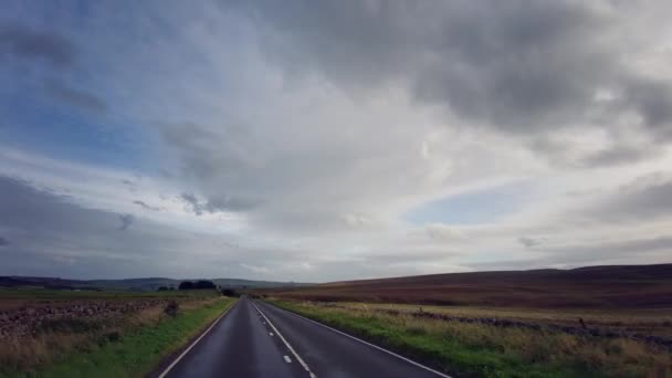 A68 Een Hoofdweg Het Verenigd Koninkrijk Die Loopt Van Darlington — Stockvideo