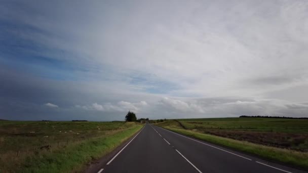 A68 Een Hoofdweg Het Verenigd Koninkrijk Die Loopt Van Darlington — Stockvideo