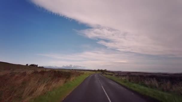 A68 Een Hoofdweg Het Verenigd Koninkrijk Die Loopt Van Darlington — Stockvideo