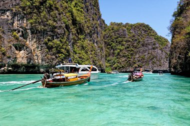 Andaman Denizi 'ndeki Koh Hong ve Krabi Eyaleti' ndeki Tharn Bok Khorani Parkı 'nda 24 Ocak 2020