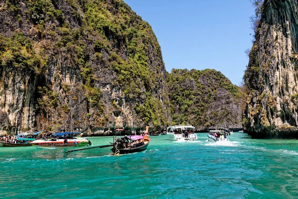 Cruising Lagoon Koh Hong Andaman Sea Tharn Bok Khorani Park — Stock Fotó
