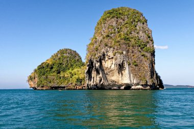 Phra Nang plajı, Railay, Krabi ili, Tayland: Uzun kuyruklu tekneler ve Prenses Mağarası - Seyahat yeri - 25 Ocak 2020