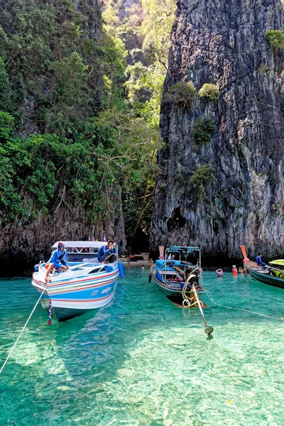 Phi Phi Adası Krabi Tayland Ocak 2020 Seyahat Destiation — Stok fotoğraf