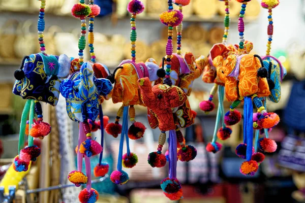 Beautiful Display Thai Souvenirs Nang Night Market Thailand 25Th January — Stock Photo, Image