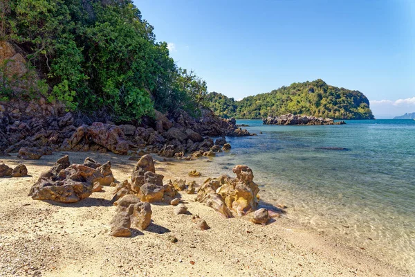 Koh Phak Bia Island Невеликий Острів Розташований Позаду Острова Гонконг — стокове фото