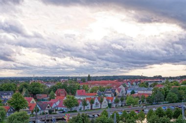 View Warnemunde, Rostock, Baltık Denizi, Baltık Denizi, Mecklenburg-Vorpommern, Almanya, Avrupa