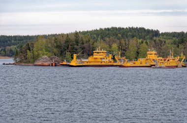 Baltık Denizi - İsveç - Gemi 3 Şubat 2012 'de Stockholm Adaları' nda denize açıldı