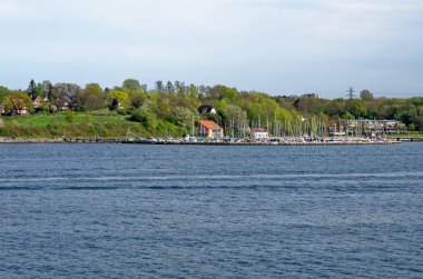 Baltık Denizi Manzarası - İsveç - 3 Şubat 2012 Stockholm Takımadası 'na yelken açın