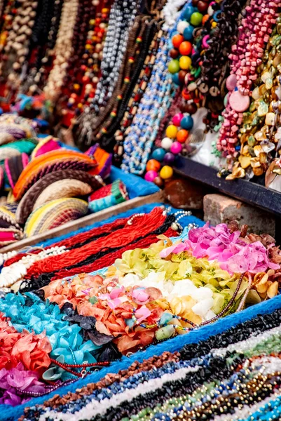 Cartagena Colombia 26Th April 2011 View Tourist Souvenirs Sale Old Stock Picture