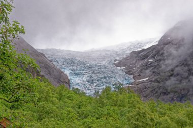 Norveç - Briksdal Buzulu - Jostedalsbreen Ulusal Parkı - Avrupa turizm beldesi