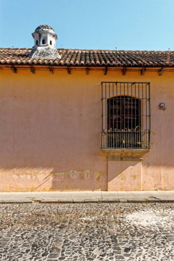 Antigua 'daki Tipik Koloni Penceresi - Guatemala - 24 Mart 2011