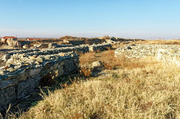 Histria Rumänien Ruinen Der Antiken Griechischen Kolonialstadt Istros Die Von — Stockfoto