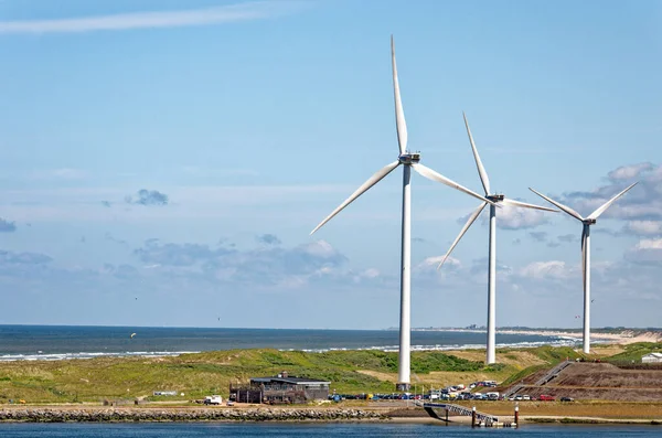 Offshore Wind Farm Ijmuiden North Sea Netherlands 4Th March 2012 — Stock Photo, Image