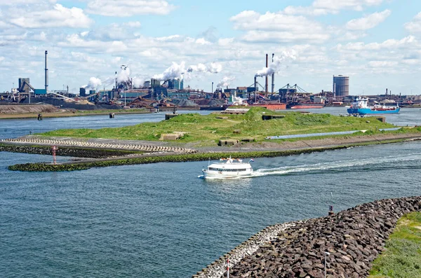 Tata Steel Factory Ijmuiden Harbor Netherlands 4Th March 2012 — Stock Photo, Image