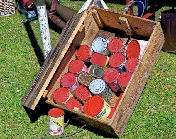 Vintage Replica War Food Great War Living History Beamish Durham — Stock Photo, Image