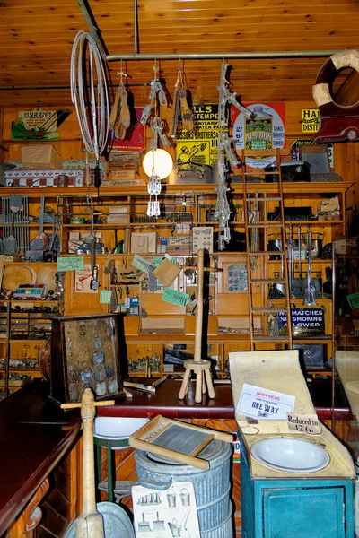 Vintage Shop Kitchen Accessories Beamish Village Durham County England United — Stock Photo, Image