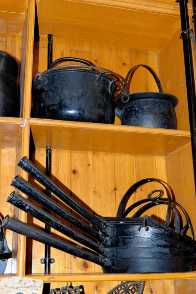 Vintage Shop Kitchen Accessories Beamish Village Durham County England United — Stock Photo, Image