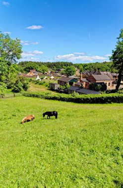 Beamish Village, Durham County, İngiltere 'deki maden ocakları, 12 Haziran 2021
