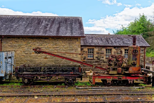 Estación Tren Rowlew Beamish Village Durham County Inglaterra Reino Unido —  Fotos de Stock