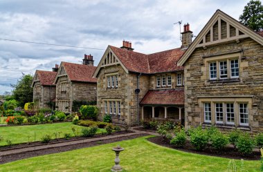 İngiltere 'nin Northumberland ilçesindeki Ford ve Etal köyü