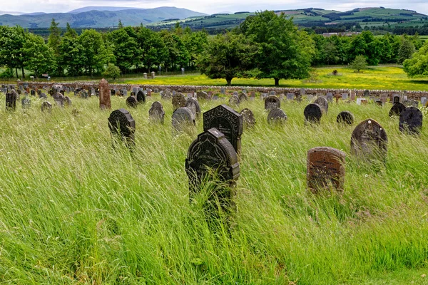 Cemetery Michael All Angels Church Ford Berwick Tweed Northumberland Egyesült — Stock Fotó