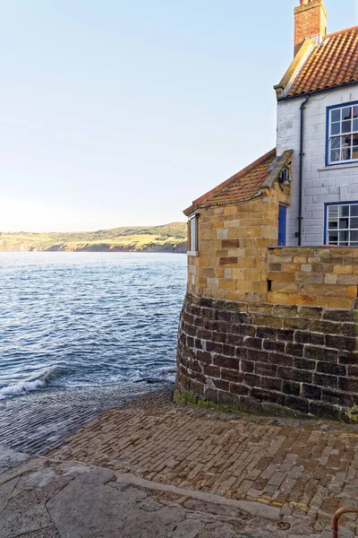 Robin Hood Bay North Yorkshire Moors National Park Einem Sommertag — Stockfoto