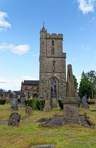 Church Holy Rude Holy Cross Bell Tower Royal Cemetery Historic — Stock Fotó