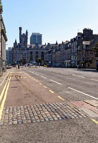 Union Street Het Centrum Van Stad Aberdeen Schotland Juli 2021 — Stockfoto
