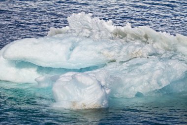 Antarktika - buzdağı dokusuna