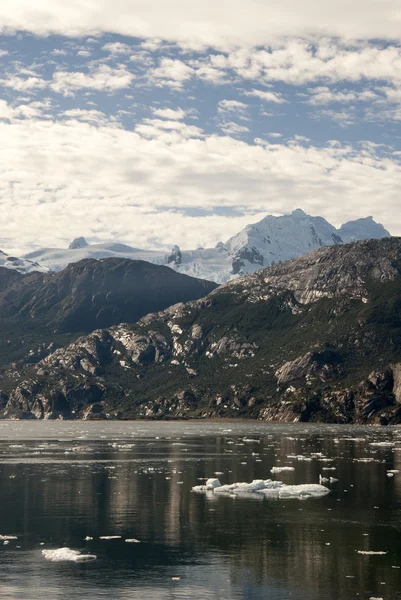 Chilské fjordy a Sarmiento kanál — Stock fotografie