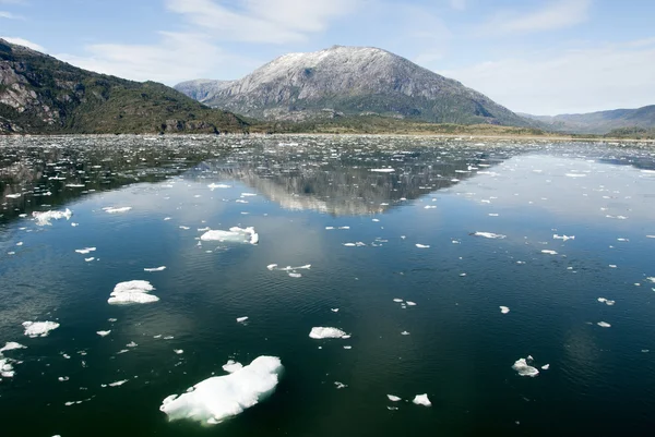 Chilenische Fjorde und Sarmiento-Kanal — Stockfoto