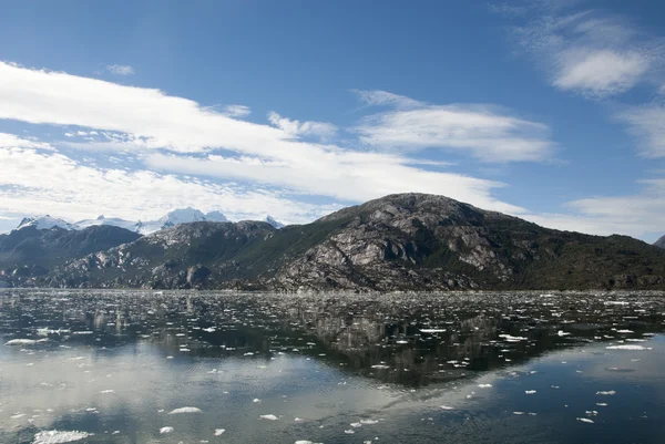 Şili fiyortları ve Sarmiento kanal — Stok fotoğraf