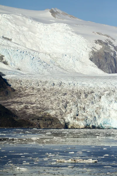 Chile - Glaciar Amalia no dia ensolarado — Fotografia de Stock