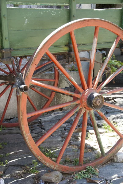 Vintage - Wheel drewniany wóz — Zdjęcie stockowe