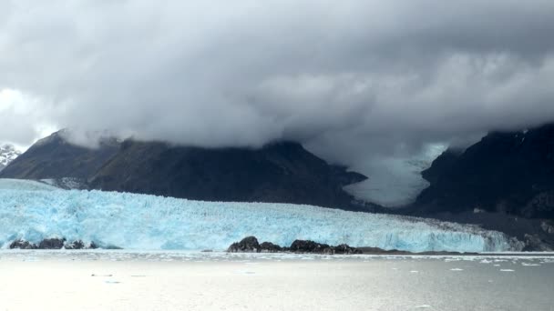 Chile - Południowej Patagonii Amalia lodowiec — Wideo stockowe