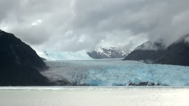Chile - Südpatagonien amalia Gletscher — Stockvideo