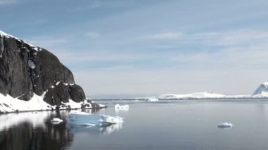 -Küresel ısınma - Antarktika buz oluşumları sahil şeridi